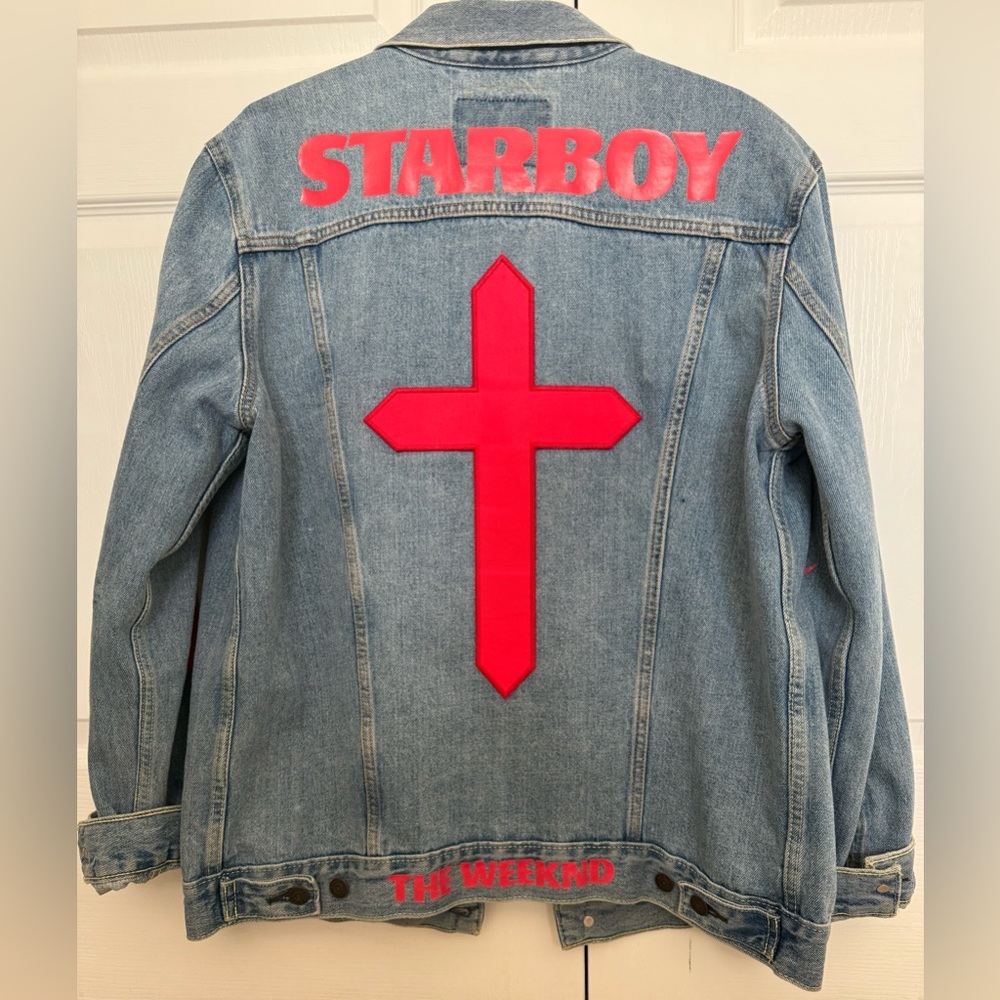 The Weeknd Levi’s xo Denim Jacket
